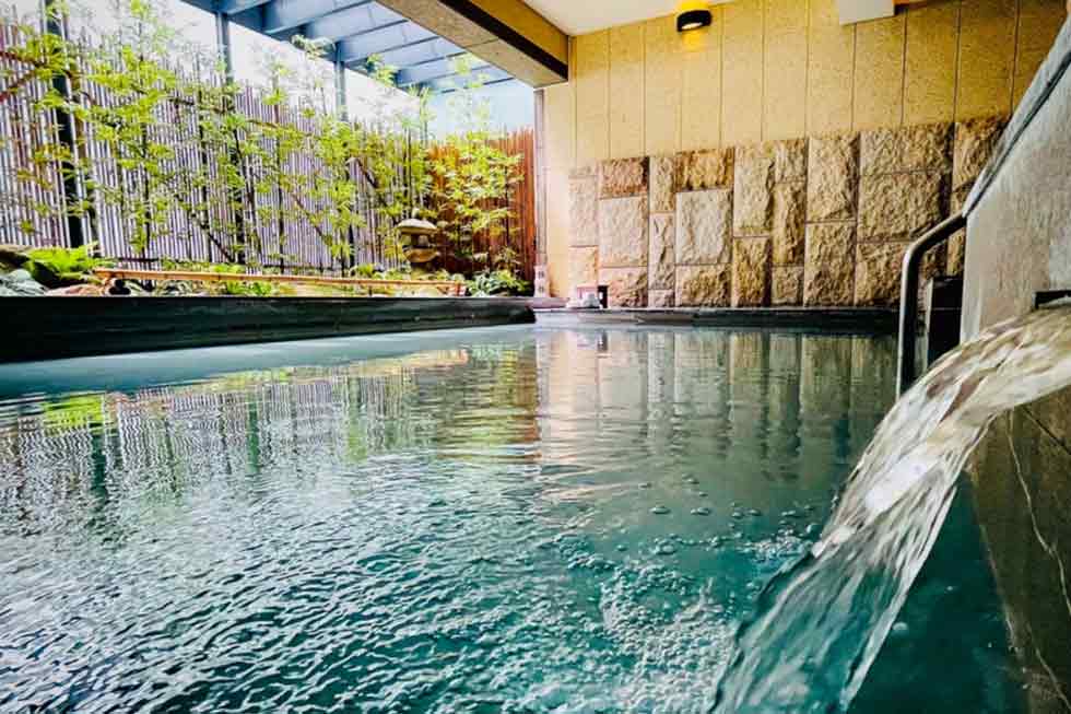 Japanese, Zen-styled hot spring